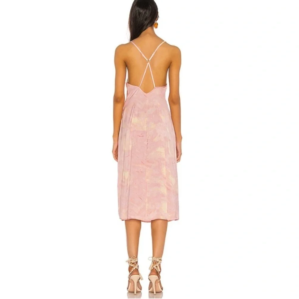 NEW Free People Chasing Shadow Tie Dye Slip Dress Midi Medium